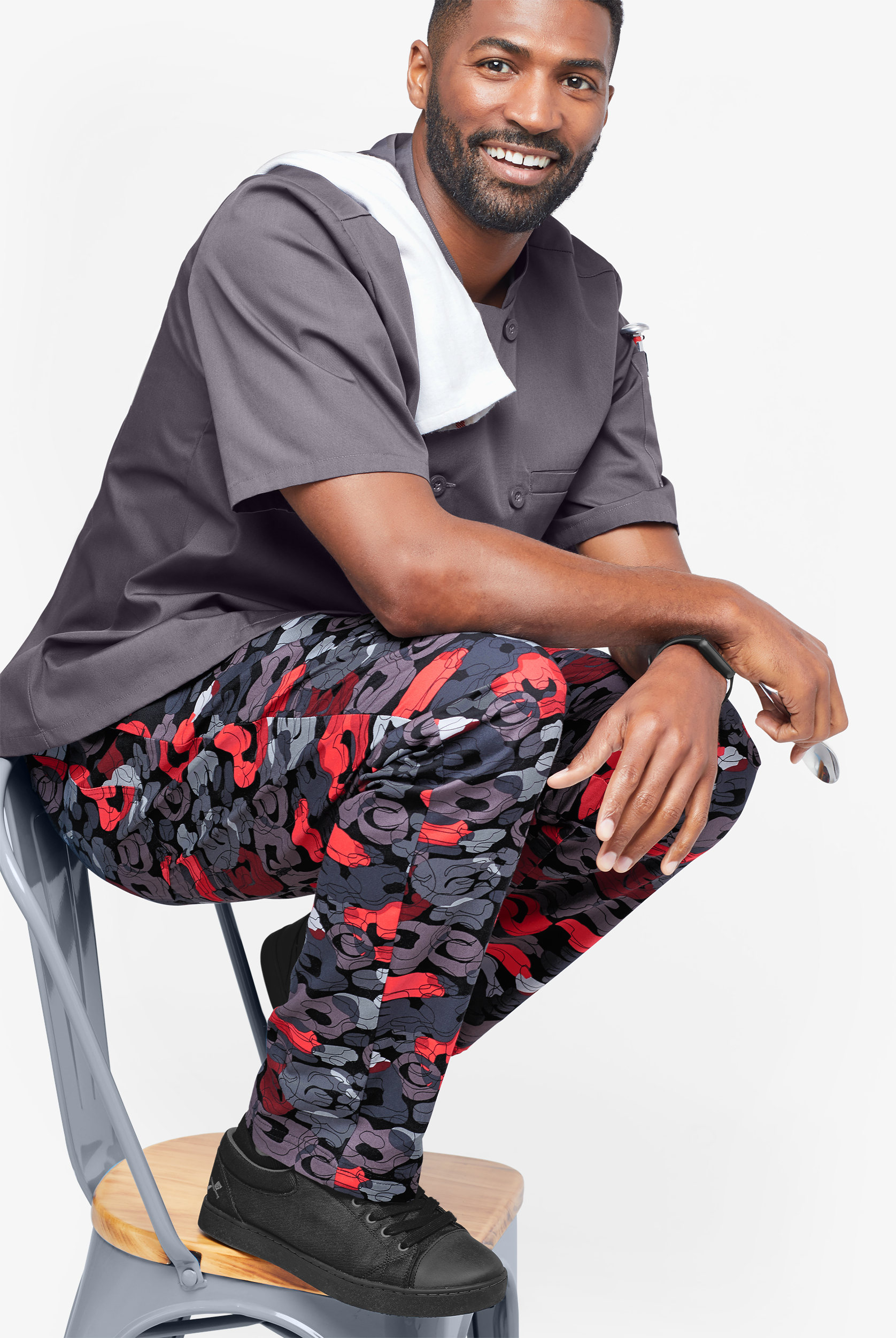 UA CHEF&trade; Urban Camo Men's 4-Pocket Relaxed fit Printed Chef Pants