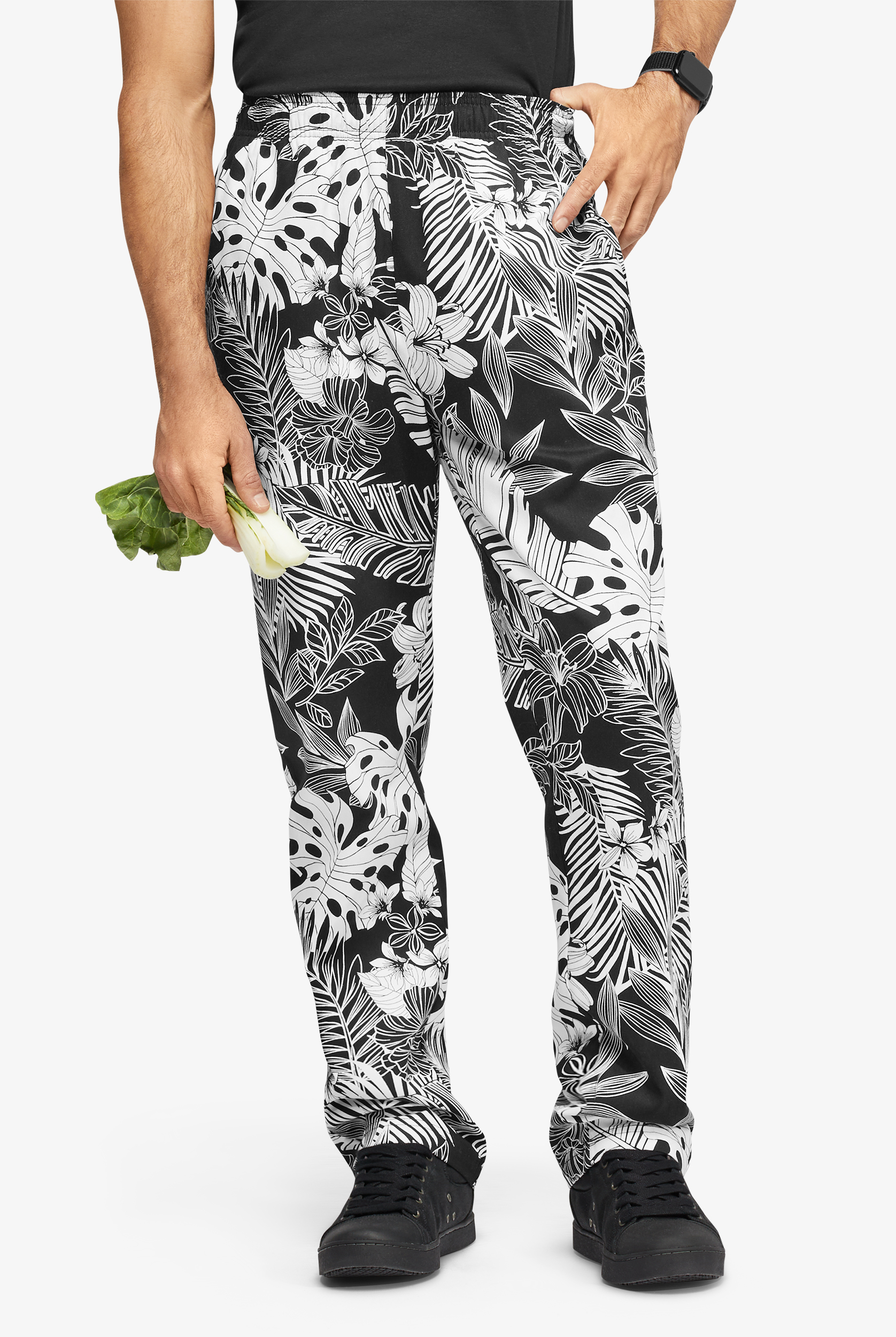 UA CHEF&trade; Jungle Paradise Men's 4-Pocket Baggy Printed Chef Pant