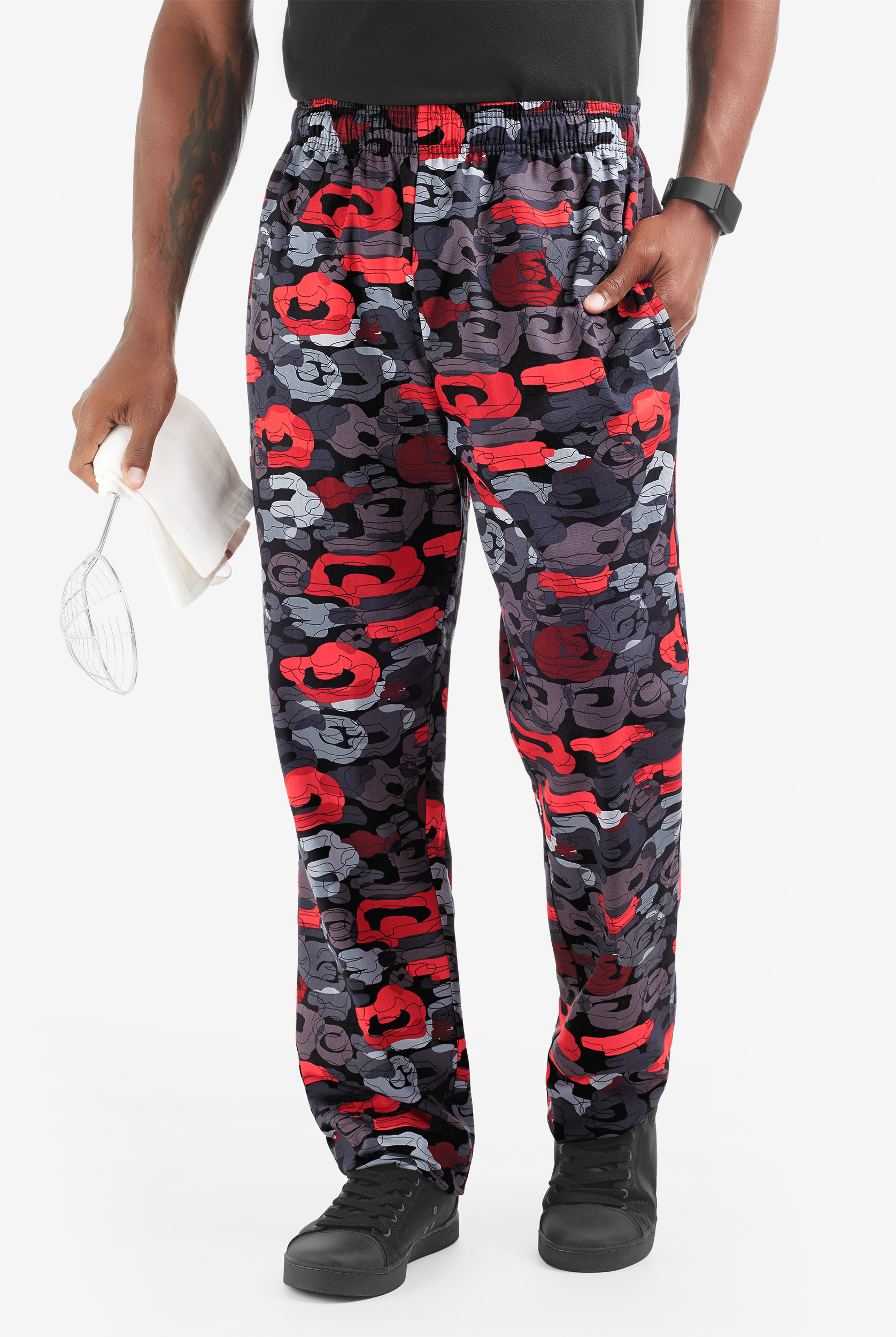 UA CHEF&trade; Urban Camo Men's 4-Pocket Relaxed fit Printed Chef Pants
