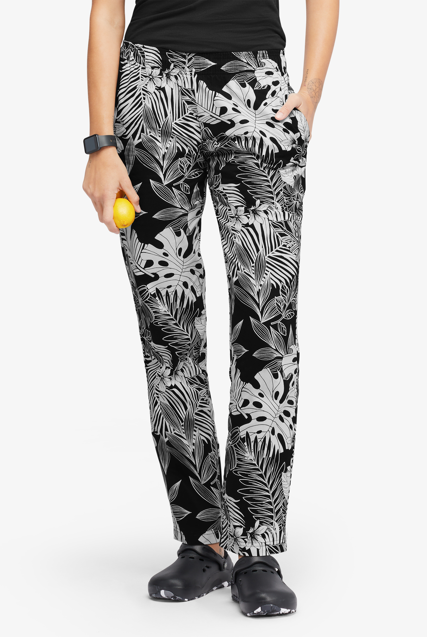 UA CHEF&trade; Jungle Paradise Women's 4-Pocket Printed Chef Pants