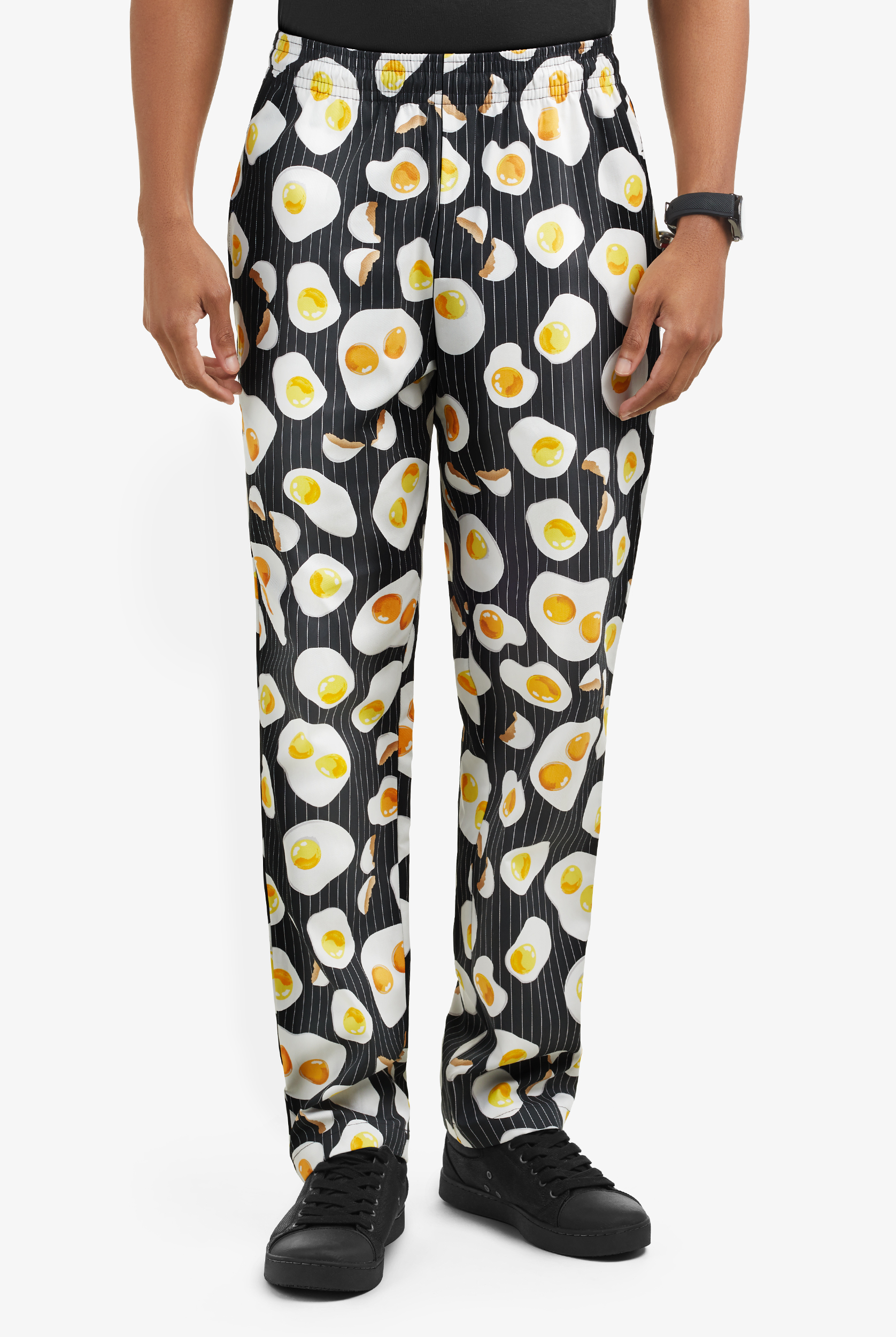 UA CHEF&trade; Eggspected Men's 4-Pocket Baggy Printed Chef Pants