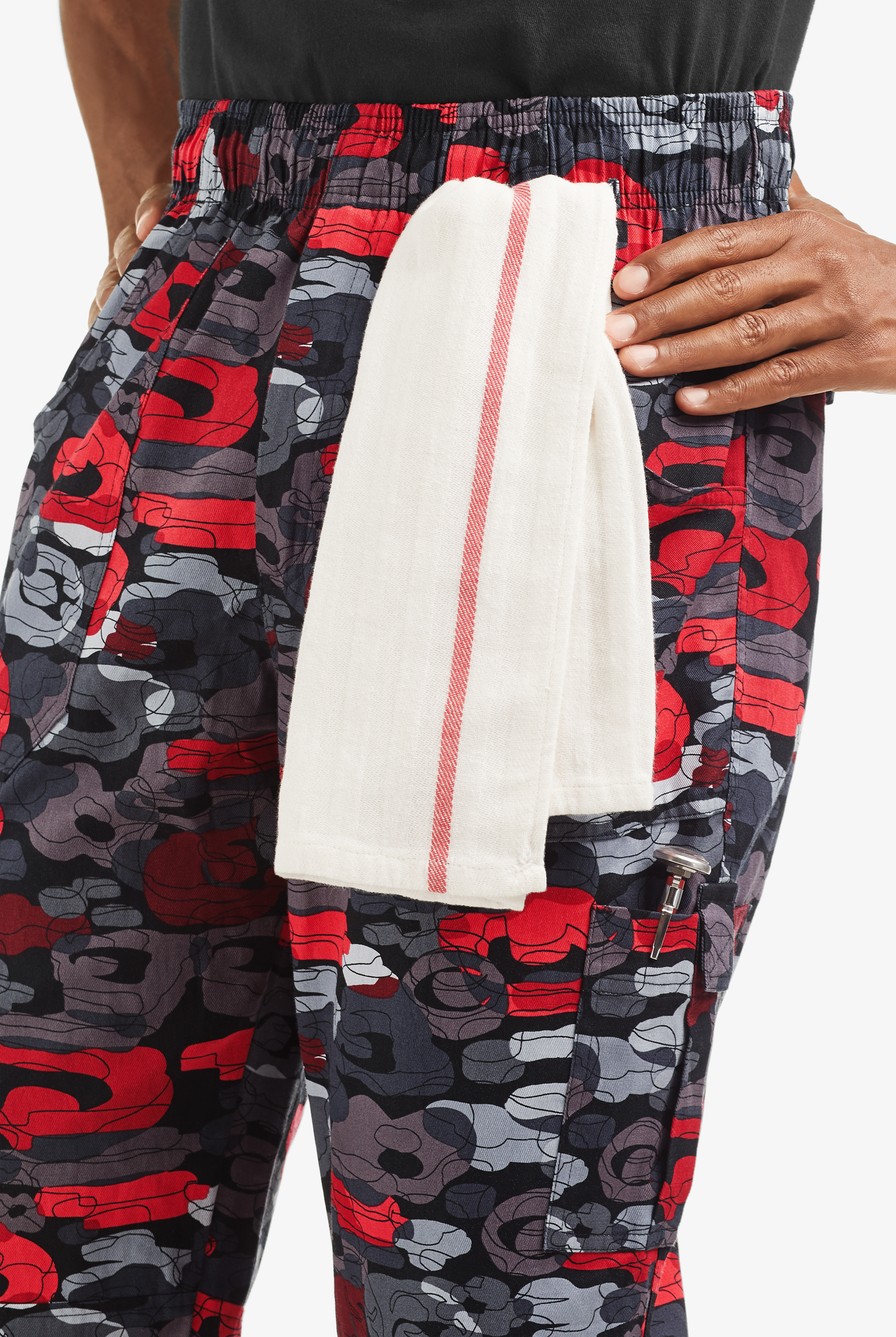 UA CHEF&trade; Urban Camo Men's 7-Pocket Printed Cargo Chef Pants