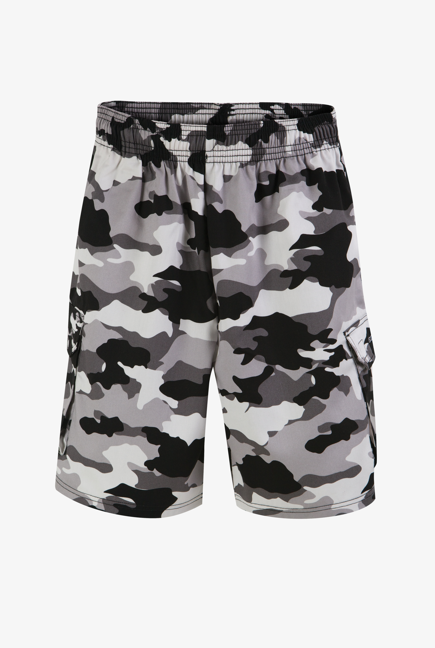 UA CHEF&trade; Black Camouflage Men's 6-Pocket Cargo Printed Chef Shorts