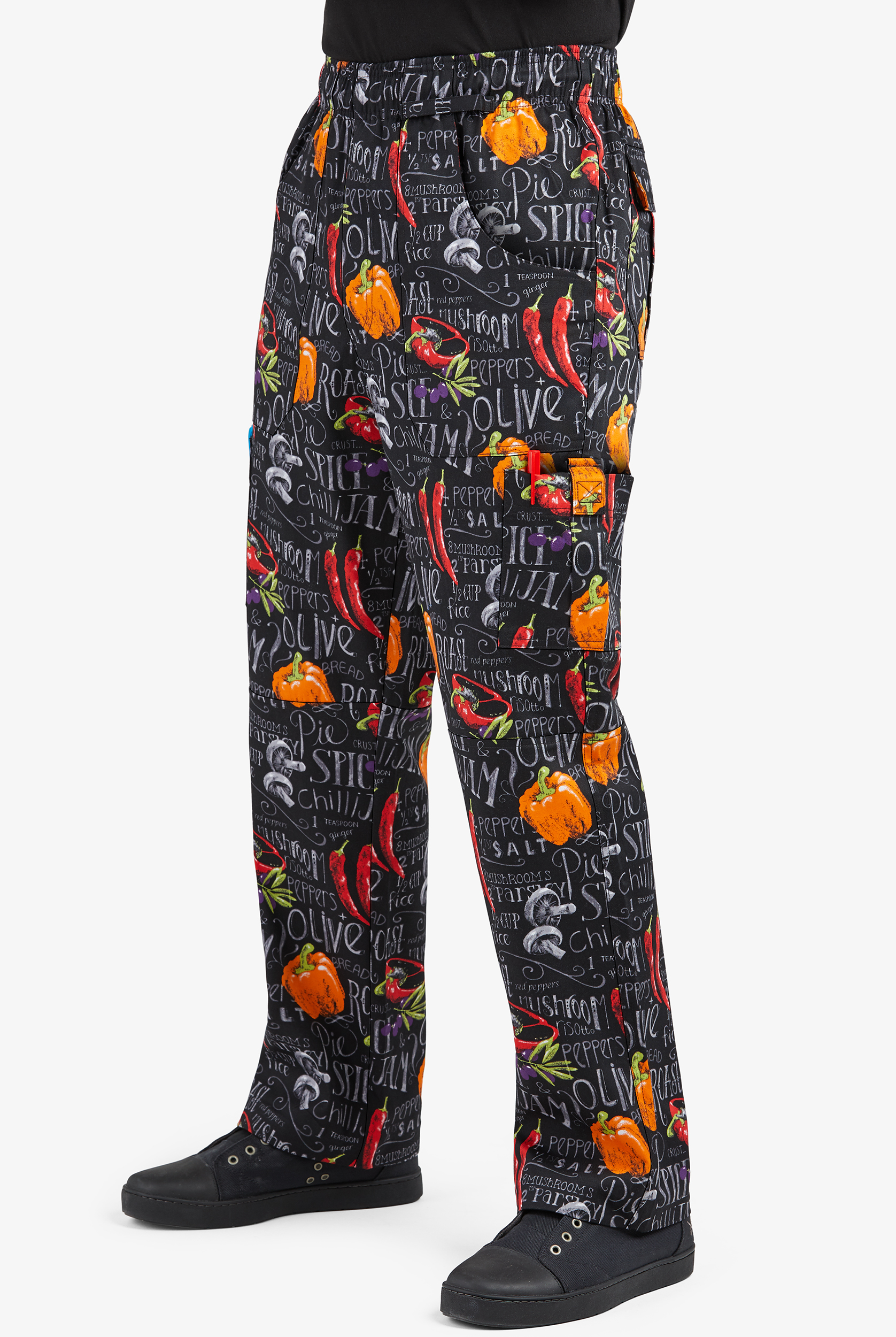 UA CHEF&trade; Chalkboard Men's 7-Pocket Printed Cargo Chef Pants