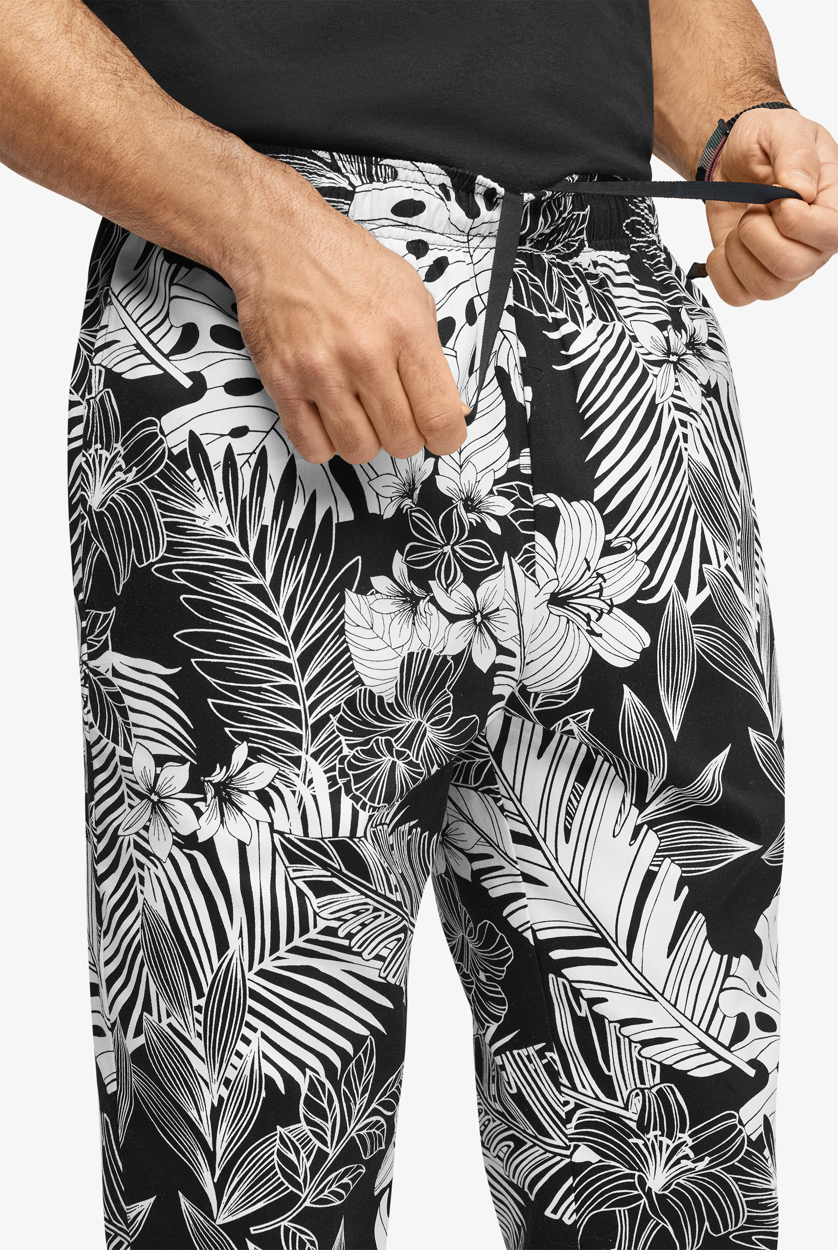 UA CHEF&trade; Jungle Paradise Men's 4-Pocket Baggy Printed Chef Pant