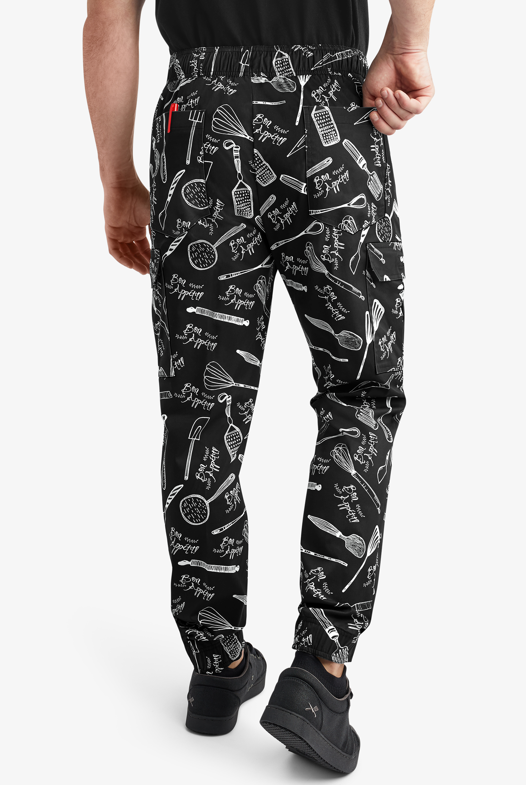 CHEF 360 Bon Appetit Men's 7-Pocket Stretch Cargo Jogger