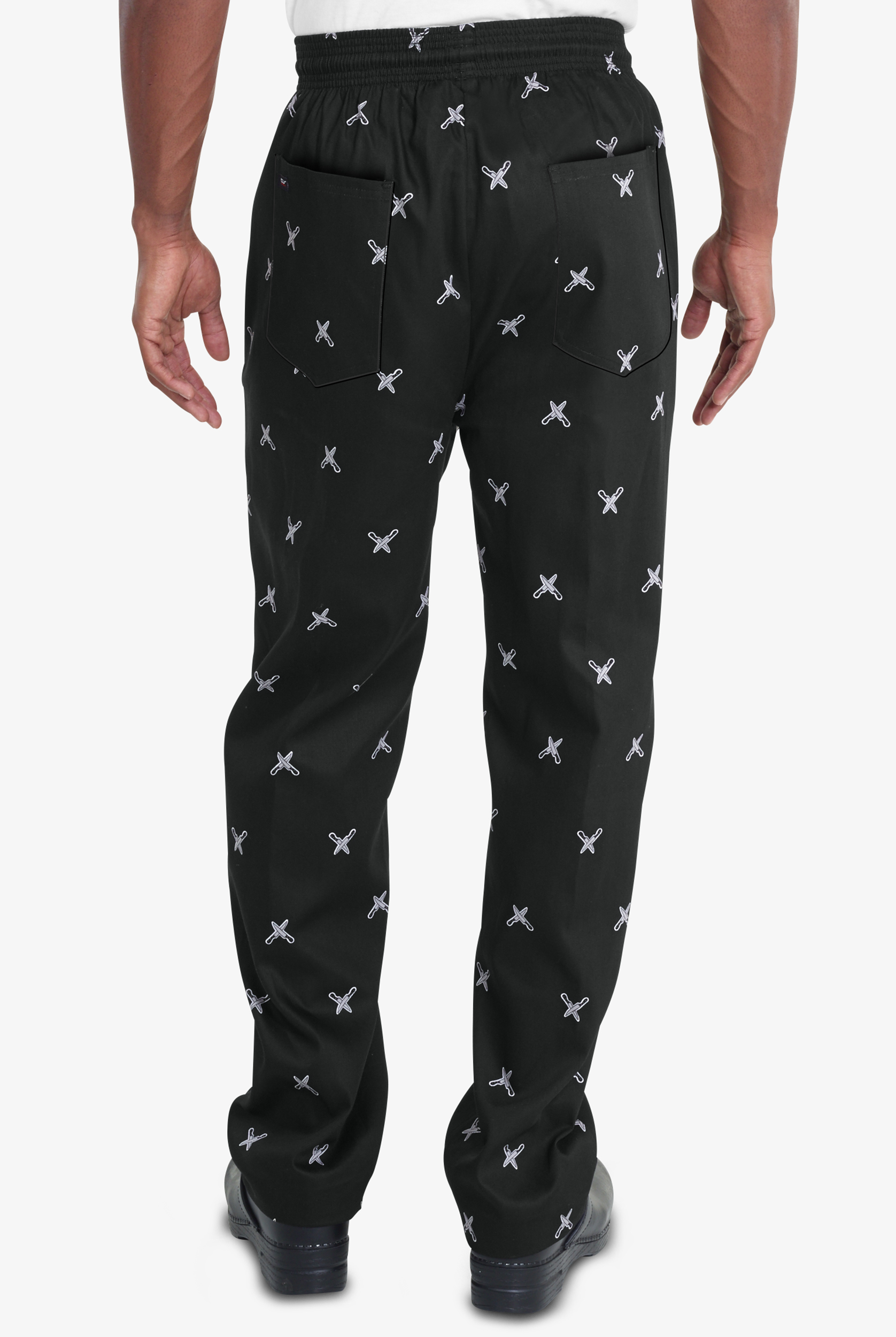 UA CHEF&trade; Knives Men's 4-Pocket Baggy Printed Chef Pants