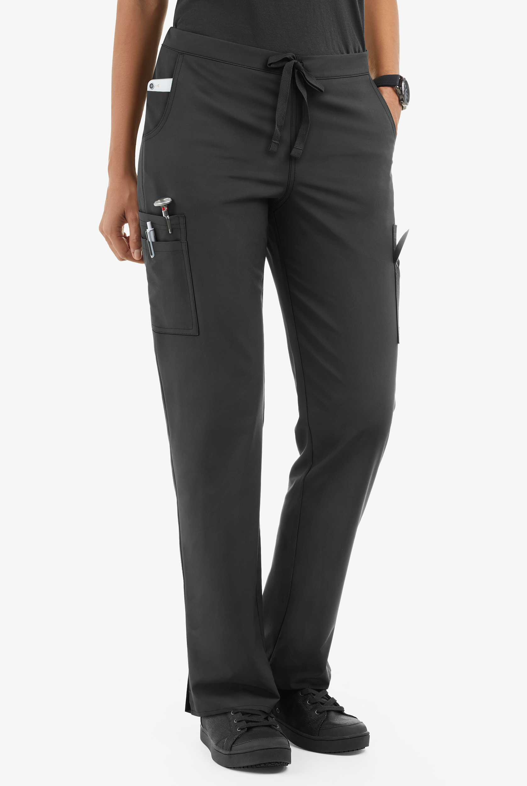 CHEF PERFORMANCE Women's 11-Pocket Drawstring STRETCH Chef Pants